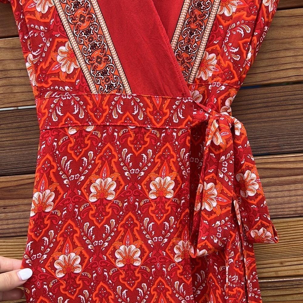 Wrap Flowy Dress  - Picture 6 of 8